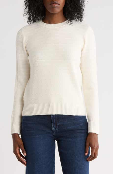 CYRUS Textured Stitch Crewneck Sweater