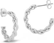 GLAZE JEWELRY Twisted Hoop Earrings