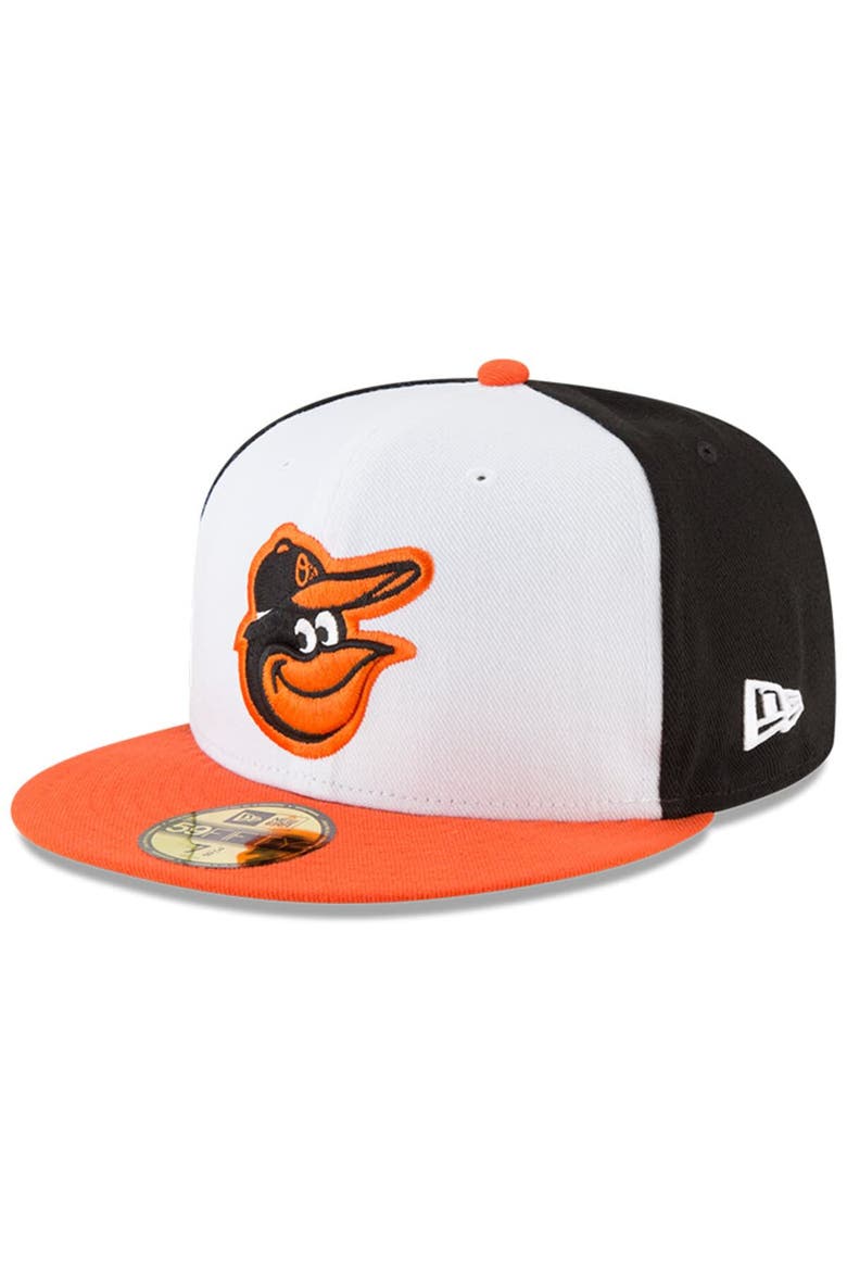 Men's New Era White Baltimore Orioles 2024 Jackie Robinson Day 59FIFTY Fitted Hat, Alternate, color, White