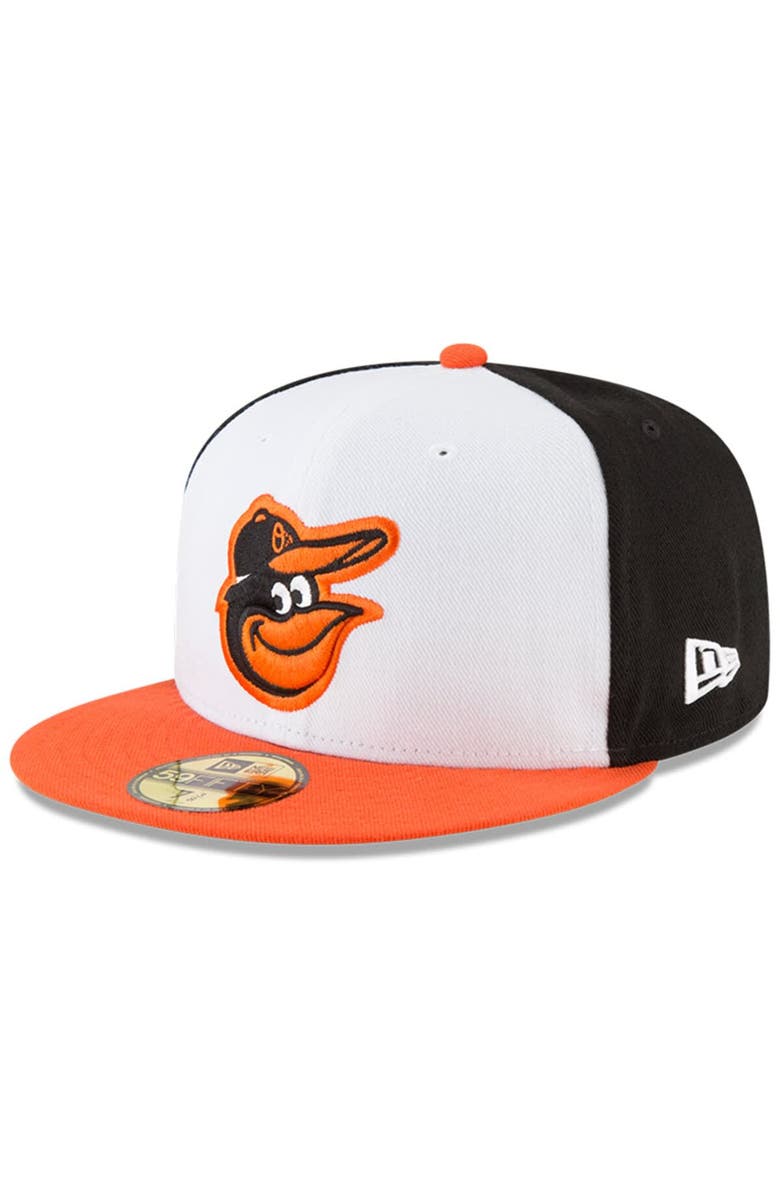 New Era Men's New Era White Baltimore Orioles 2024 Jackie Robinson Day 59FIFTY Fitted Hat, Alternate, color,