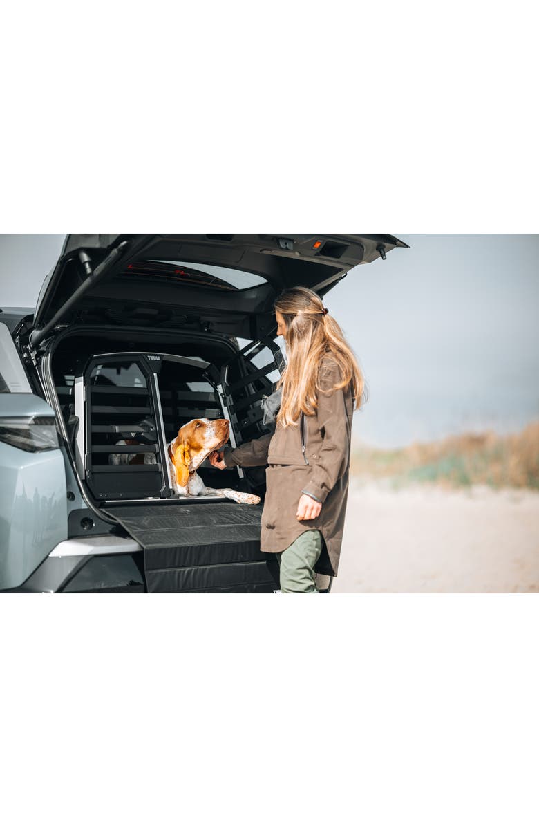 Thule Allax Double M Car Dog Crate, Alternate, color, Black/ Silver