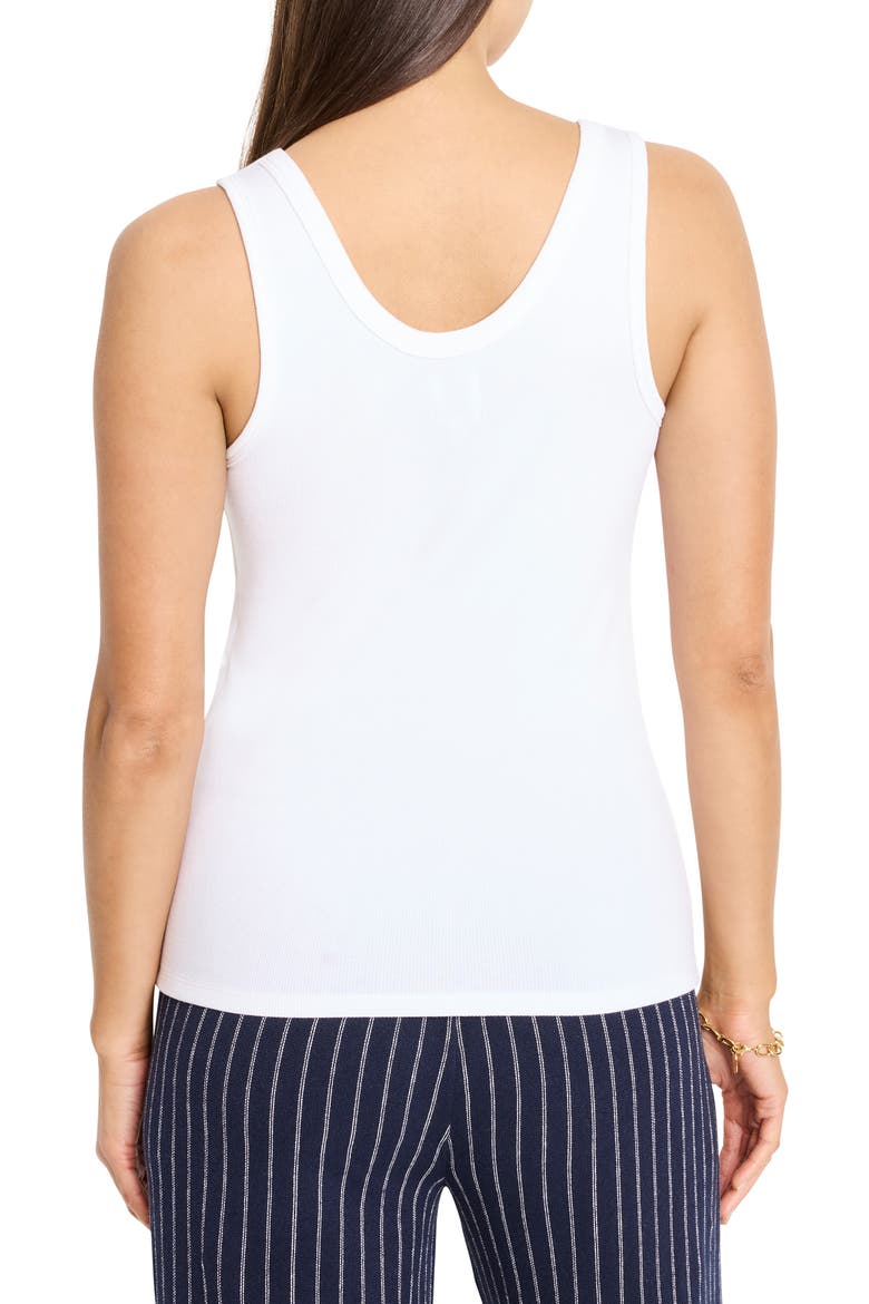 Shimmer Trimmed Tank, Alternate, color, PAPER WHITE