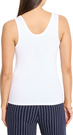 (取寄) ニックゾー レディース ピティート シマー トリムド タンク NIC+ZOE women Petite Shimmer Trimmed Tank Dark Indigo Women's NIC+ZOE Petite Shimmer Trimmed Tank | Zappos.com