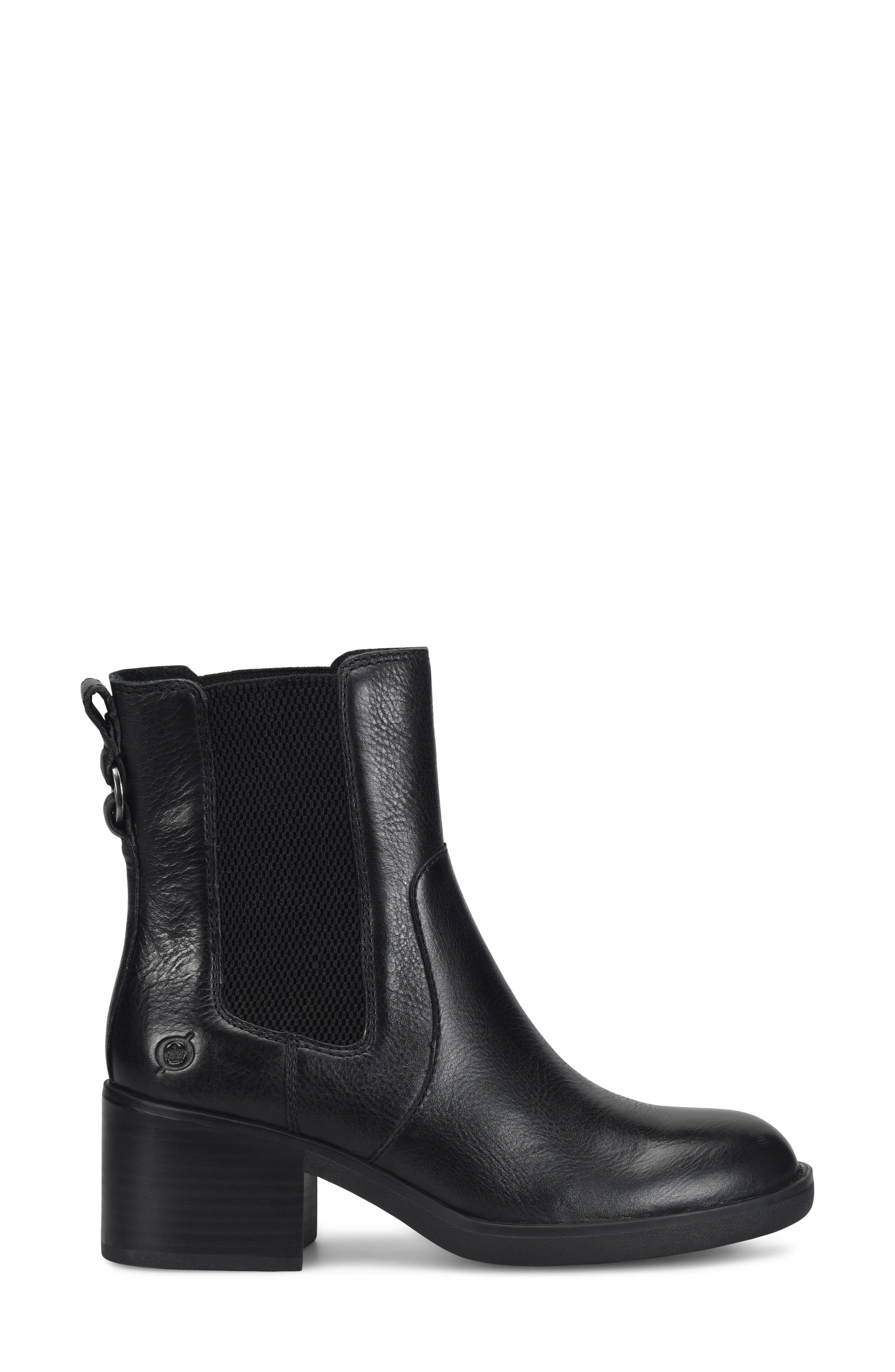 Vivia Bootie, Alternate, color, BLACK LEATHER