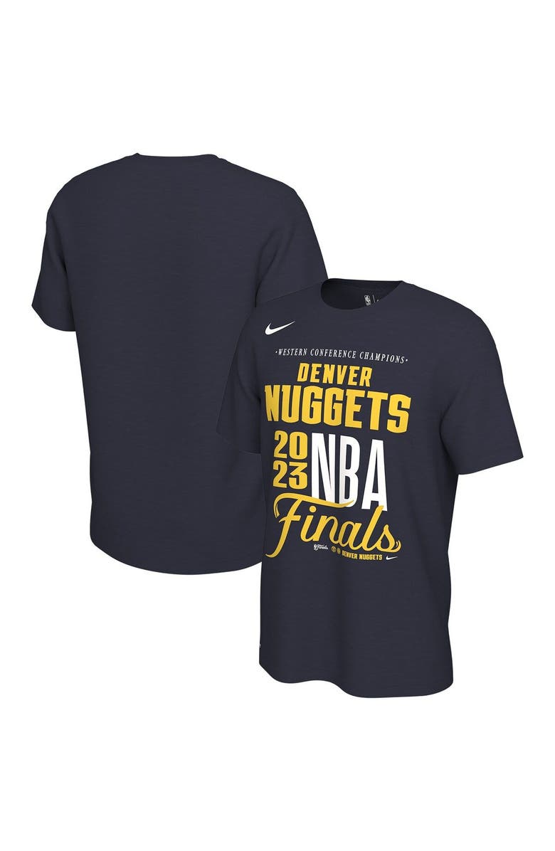 Nike Unisex Nike  Navy Denver Nuggets 2023 NBA Finals T-Shirt, Alternate, color, 