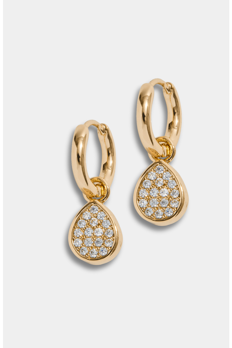 Elisa Reversible Huggie Hoop Earrings, Alternate, color, Gold