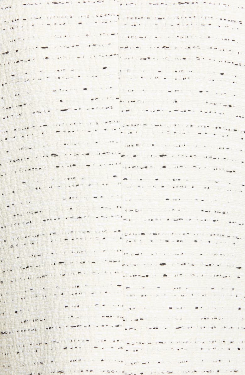 Rebecca Taylor Fringe Detail Cotton Blend Tweed Jacket, Alternate, color,