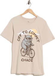 Goodie Two Sleeves Commit Chaos Graphic Tee