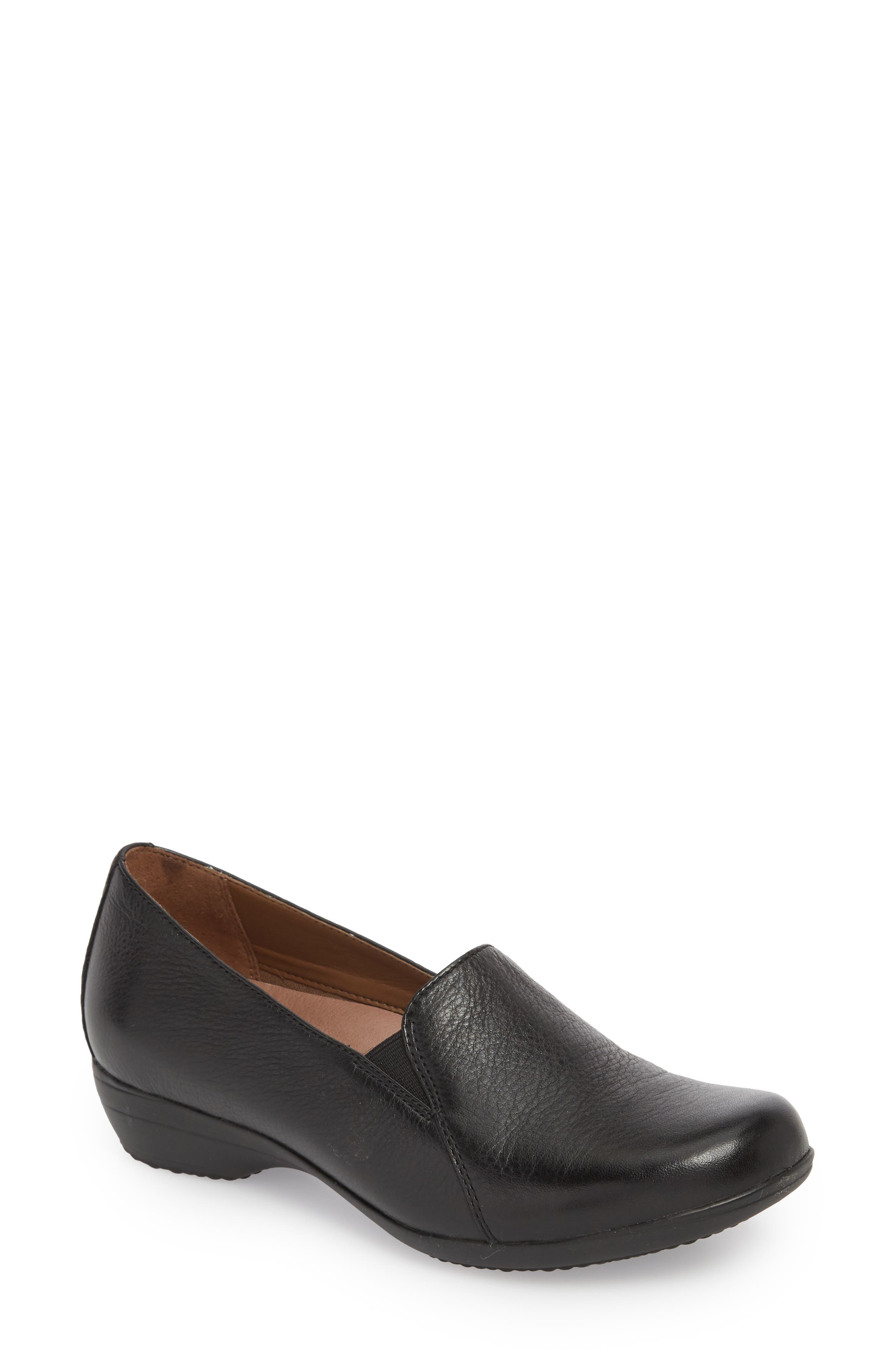 Farah Loafer, Main, color, BLACK MILLED LEATHER