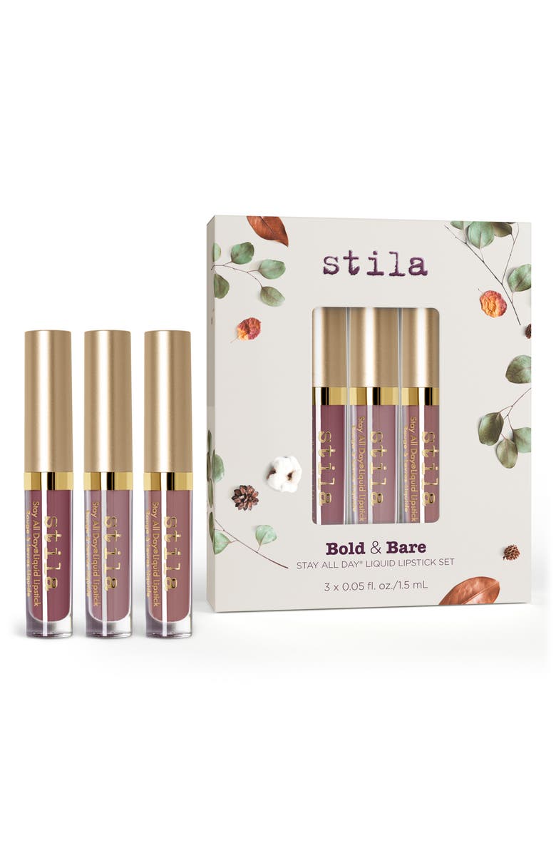 Stila Bold & Bare Stay All Day<sup>®</sup> Liquid Lipstick Set $36 Value, Alternate, color, 