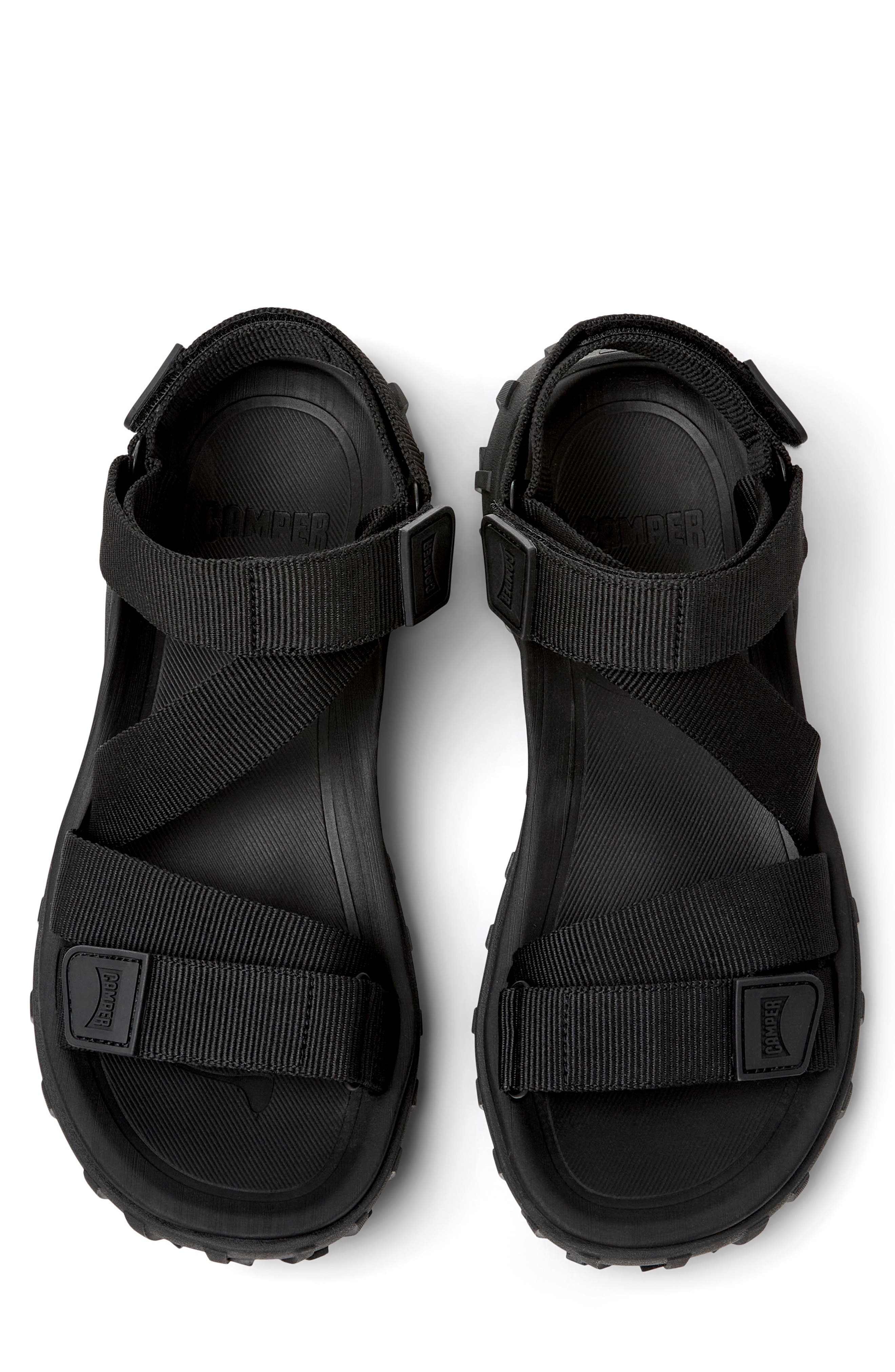 Camper Drift Trail Sandal, Alternate, color, Black