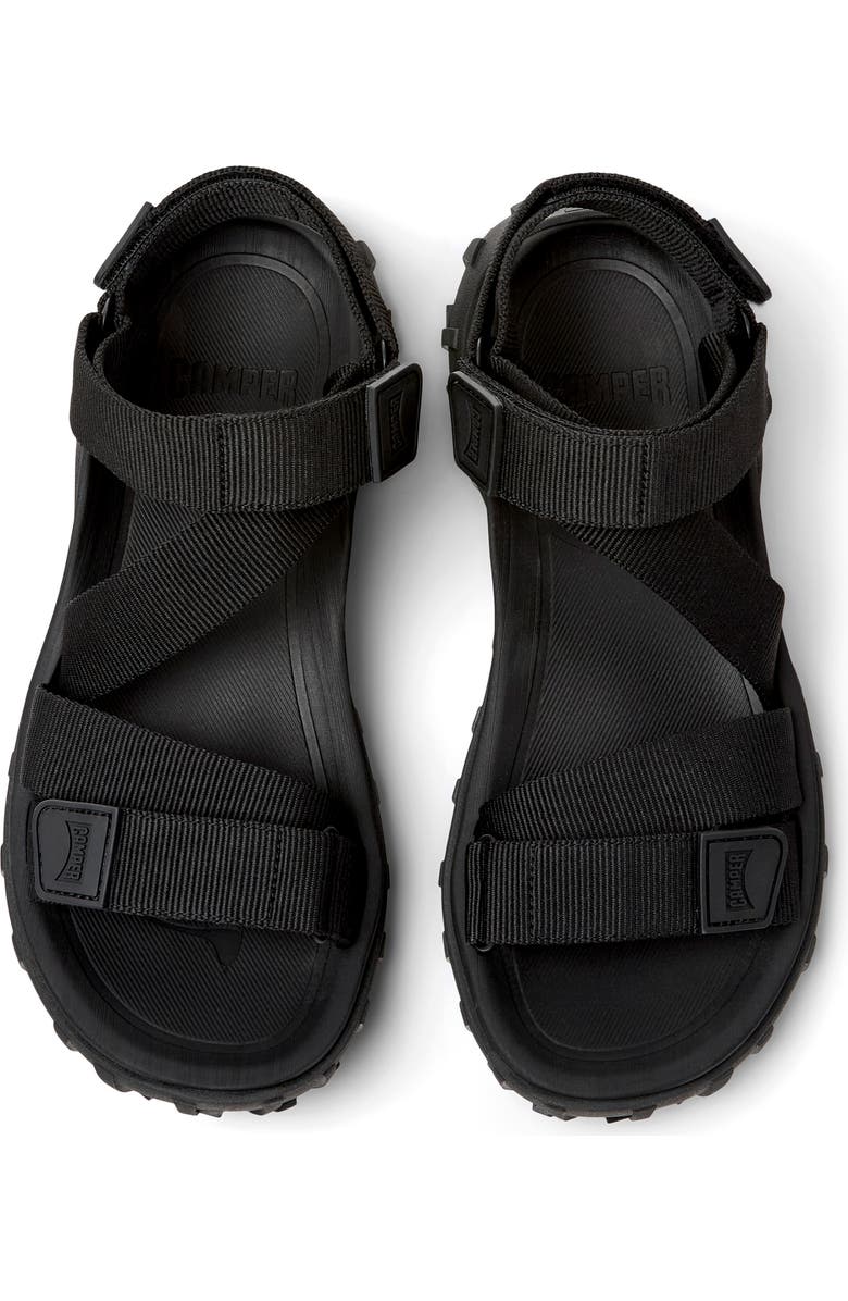 Camper Drift Trail Sandal, Alternate, color, Black