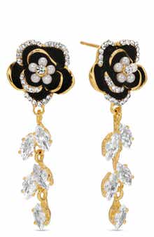 EYE CANDY LOS ANGELES Trudy Flower Drop Earrings