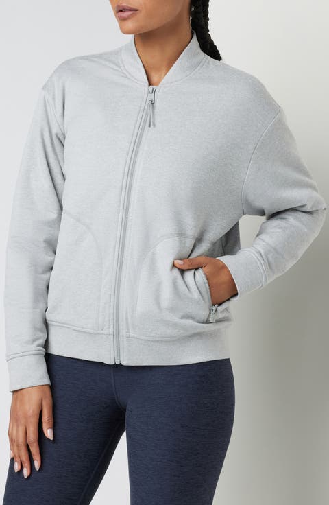 glam lips グロッシー ライトパファー JACKET グレー Women's Grey Puffer Jackets & Down Coats | Nordstrom