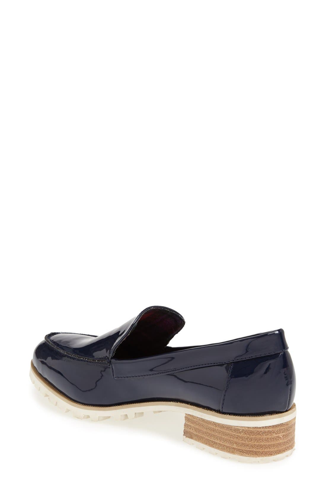 'Messer' Loafer, Alternate, color, NAVY