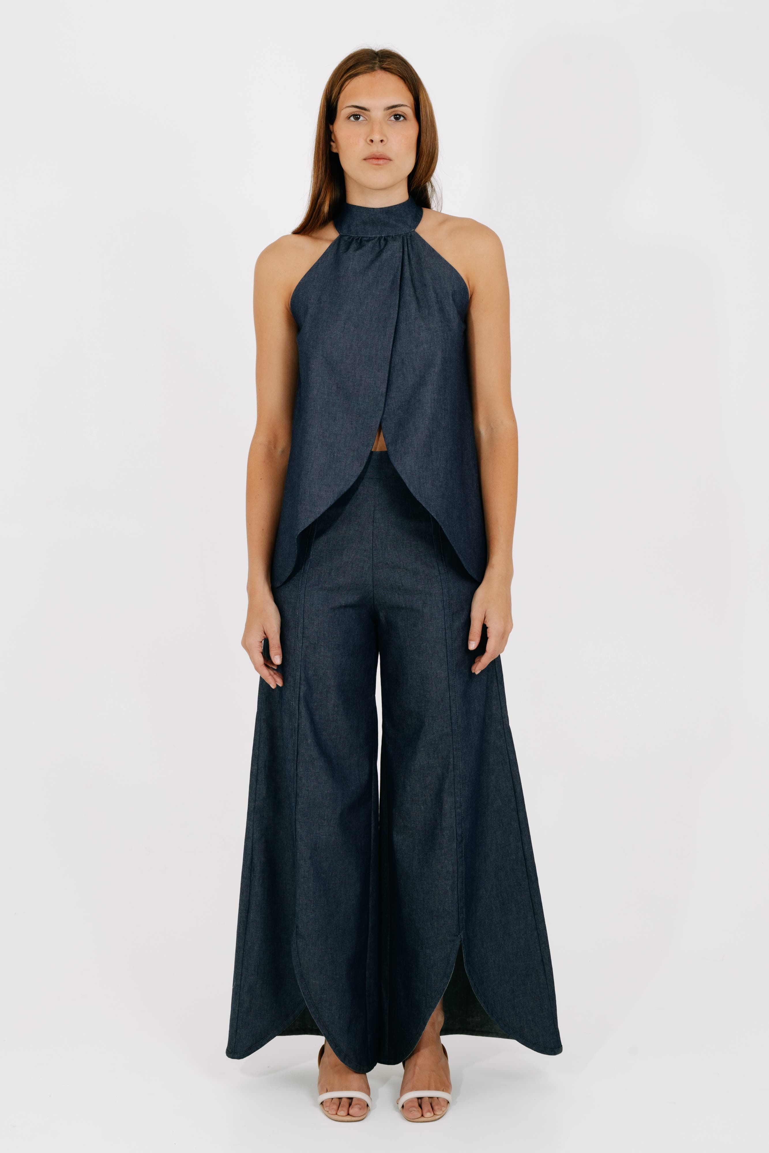 Flow Wide-Leg Denim Pants - image 2
