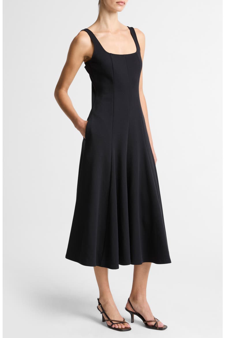 sunday in brooklyn square neck midi dress Sunday in Brooklyn Sleeveless Cutout Knit Maxi Dress