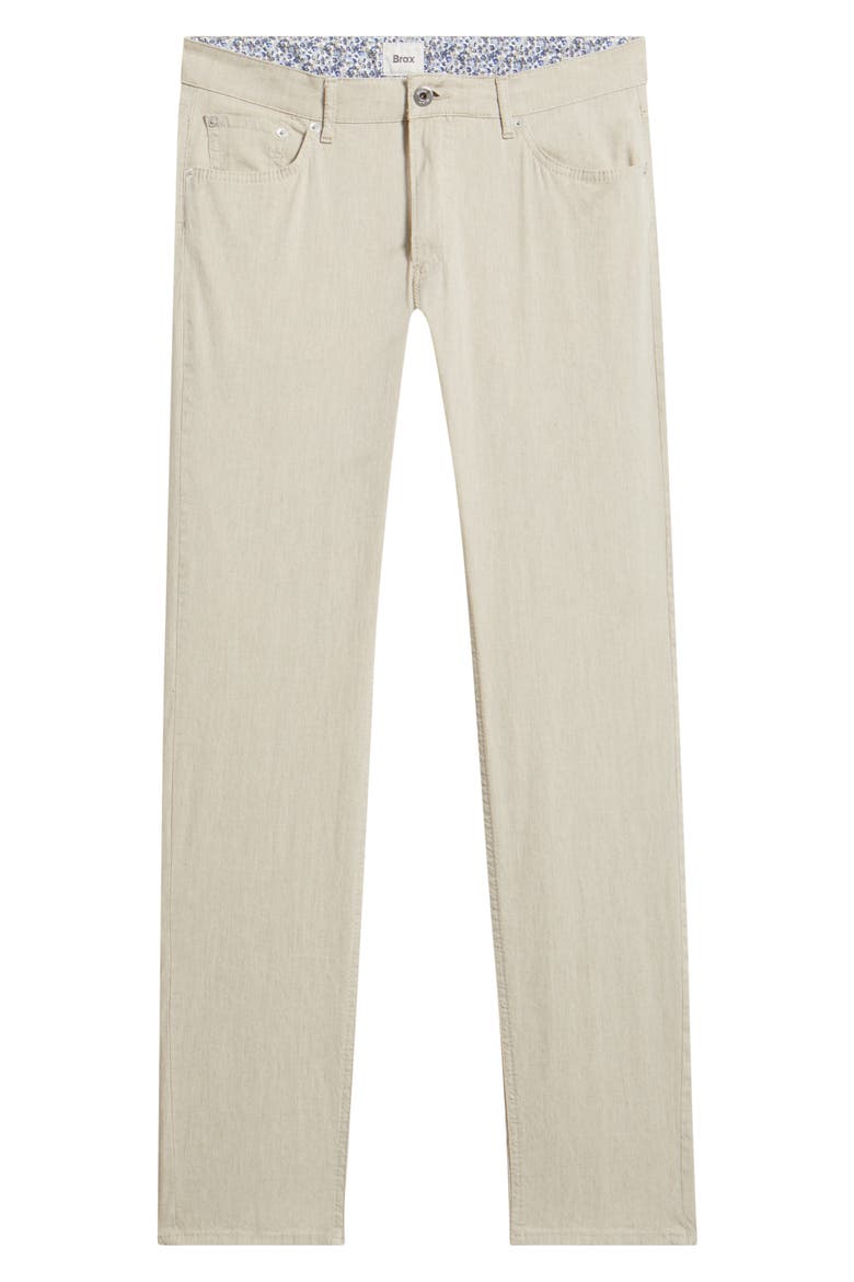 Chuck Modern Fit Linen Blend Five-Pocket Pants, Alternate, color, BEACH