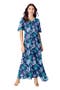  Navy Bold Painted Floral