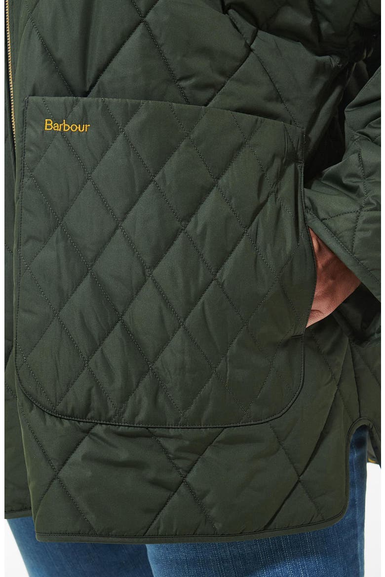 Woodhall Quilted Jacket, Alternate, color, SAGE