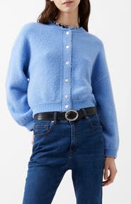 French Connection Melissa Knit Bomber Jacket