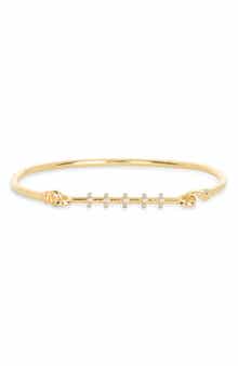 MESHMERISE Diamond Row Bangle Bracelet