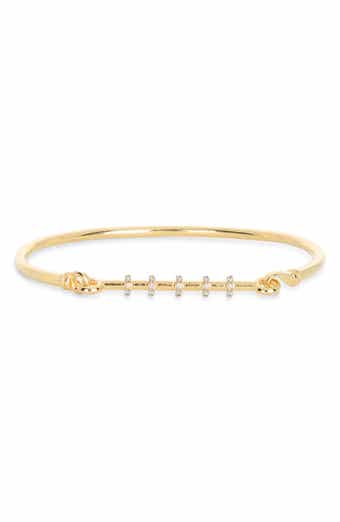 MESHMERISE Diamond Row Bangle Bracelet