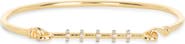MESHMERISE Diamond Row Bangle Bracelet
