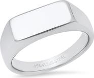 HMY JEWELRY Men's Bar Ring