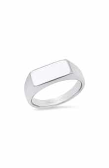 HMY JEWELRY Men's Bar Ring