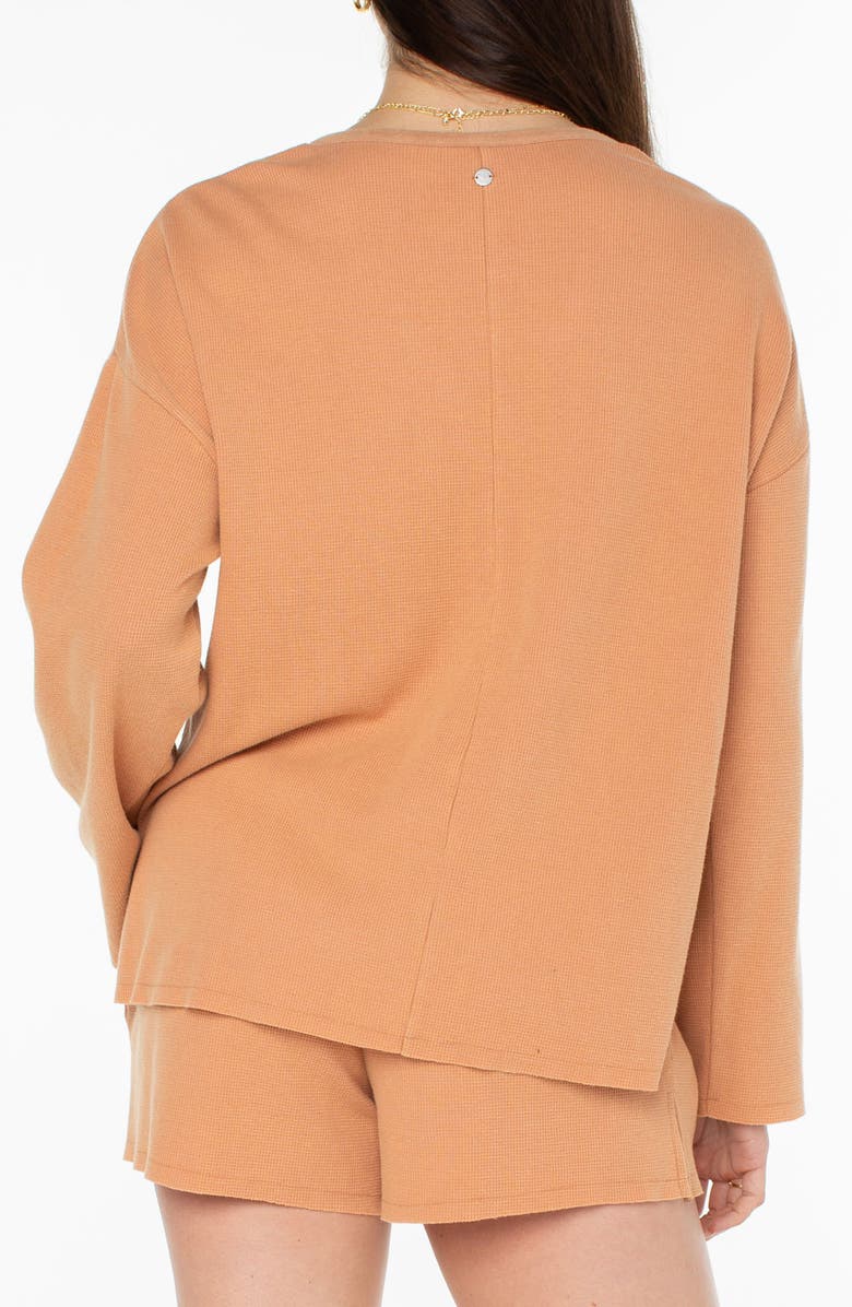 Roxy Weekend Story Long Sleeve Cotton Blend Henley, Alternate, color, 