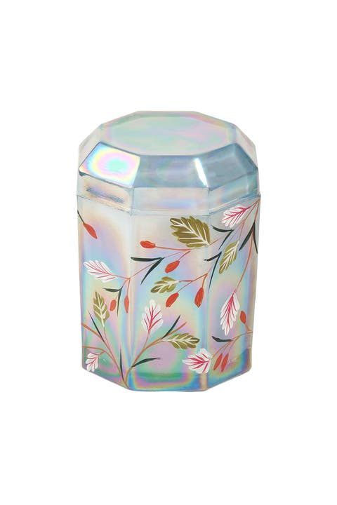 Aravali Hand Painted Glass Decorative | Artisan Accent