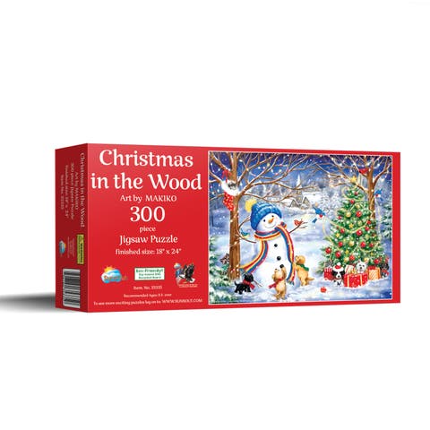 Christmas in the Wood 300 piece Jigsaw Puzzle for Adults