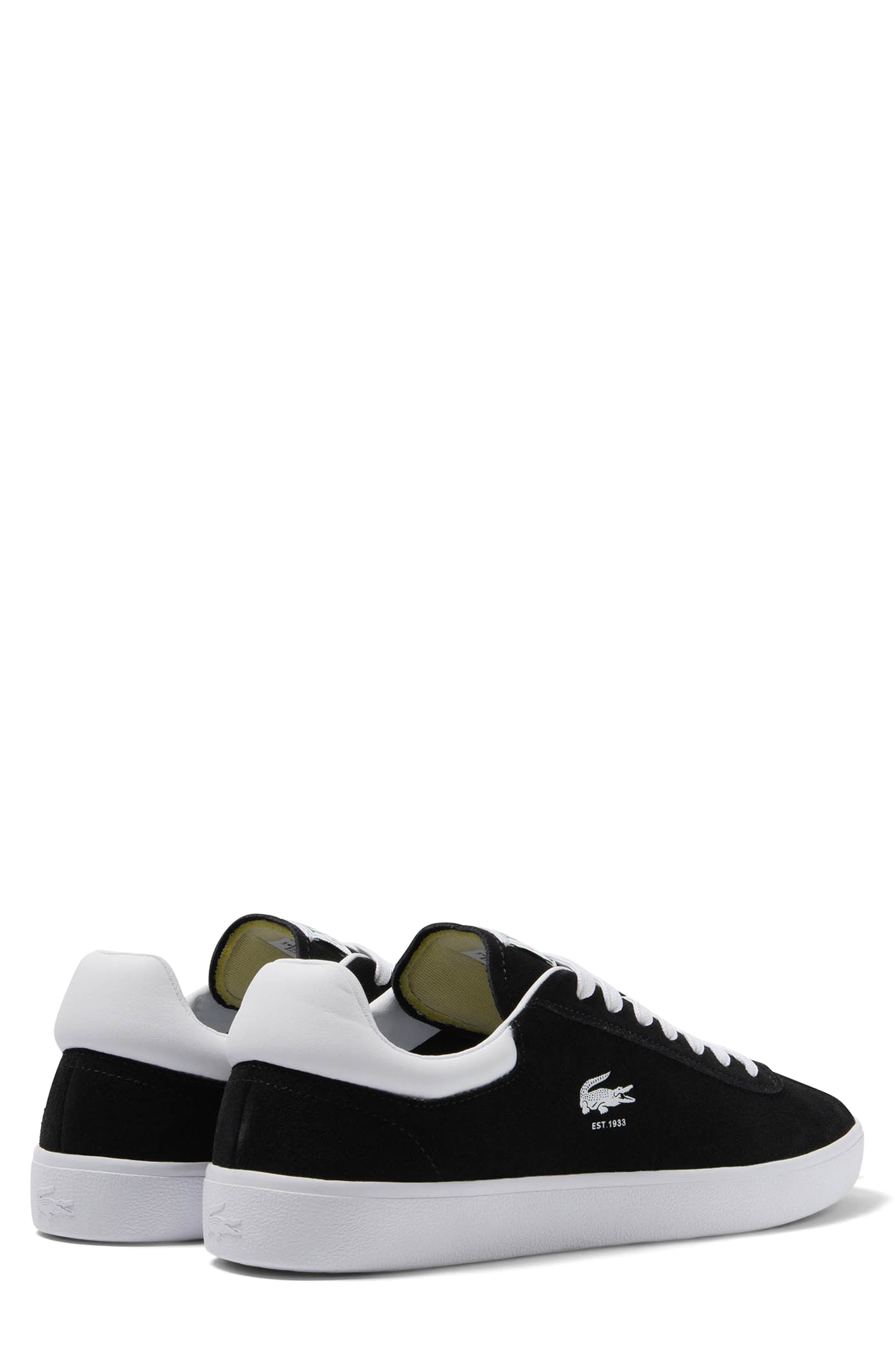 Lacoste Baseshot Leather Sneaker, Alternate, color, 