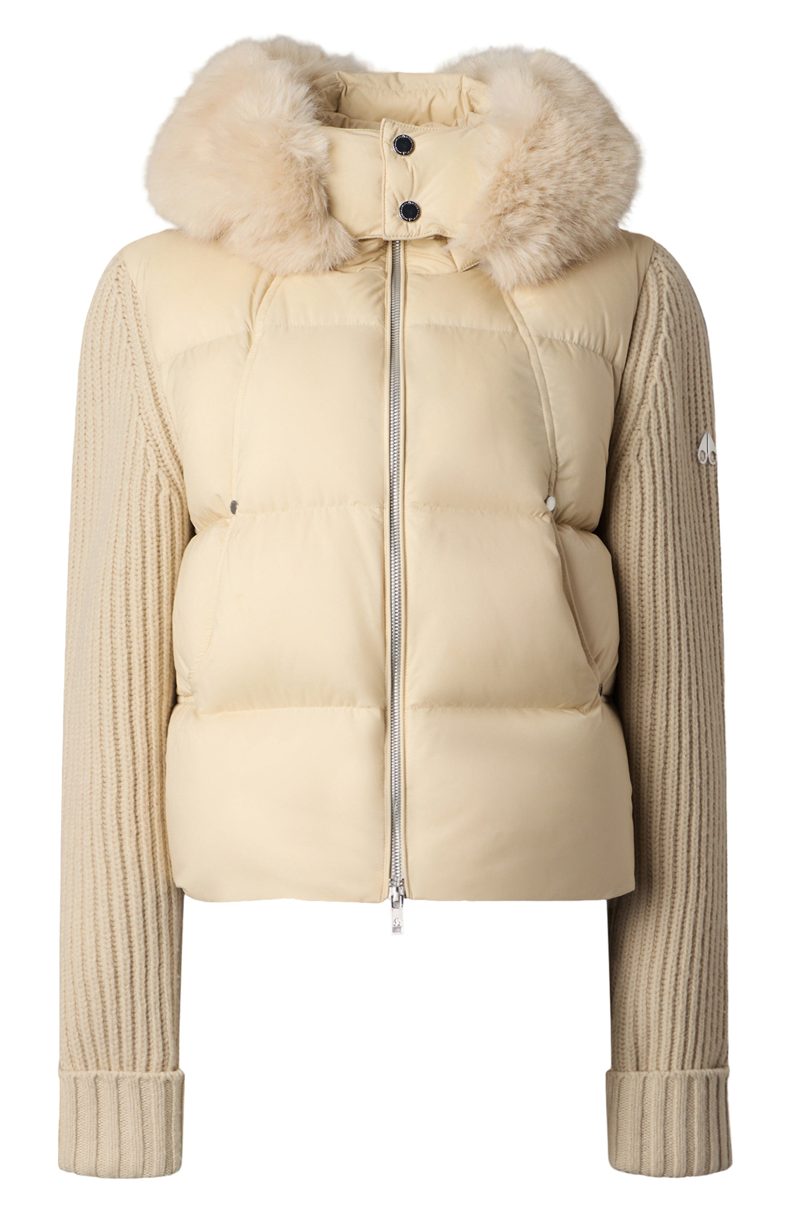 Moose Knuckles Everest 800-Fill-Power Down Hybrid Hooded Jacket