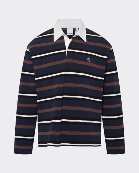 Long-Sleeve Rugby Polo