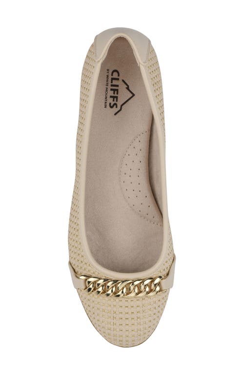 Cliffs By White Mountain White Mountain Charmed Flat In Gold Multi Canvas