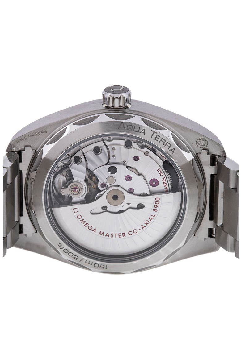Omega Preowned 2023 Aqua Terra 150m Gents Bracelet Watch, 41mm, Alternate, color, SILVER