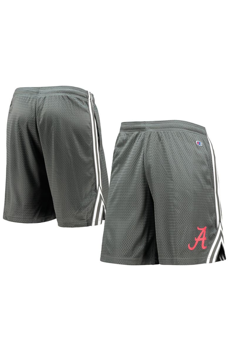 Champion Men's Champion Gray Alabama Crimson Tide Team Lacrosse Shorts, Alternate, color,