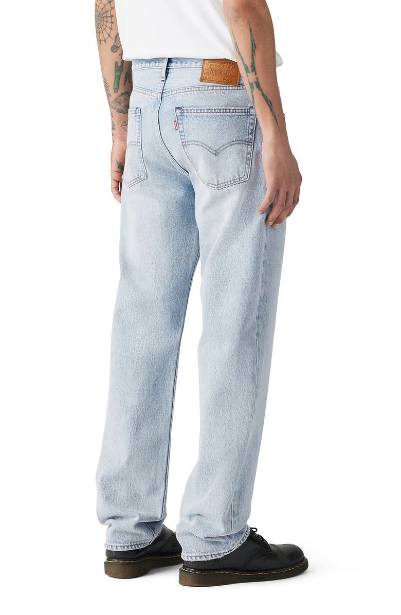 Levi's<sup>®</sup> 555<sup>™</sup> Relaxed Straight Leg Jeans, Alternate, color, Baby Blue Essentials