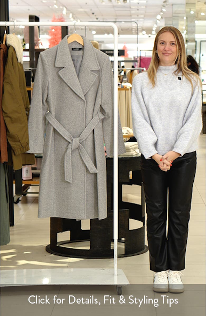 Wrap Longline Coat, sales video thumbnail