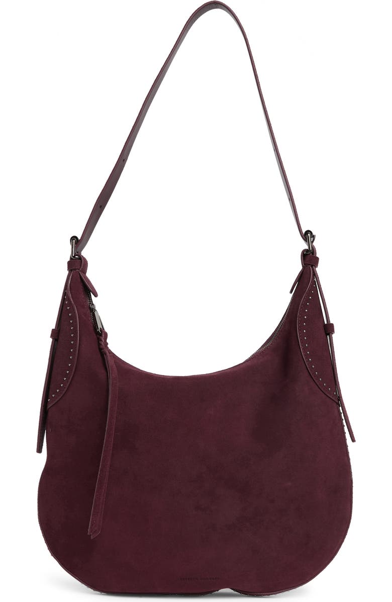 Rebecca Minkoff Pippa Studded Leather Hobo Bag, Main, color,