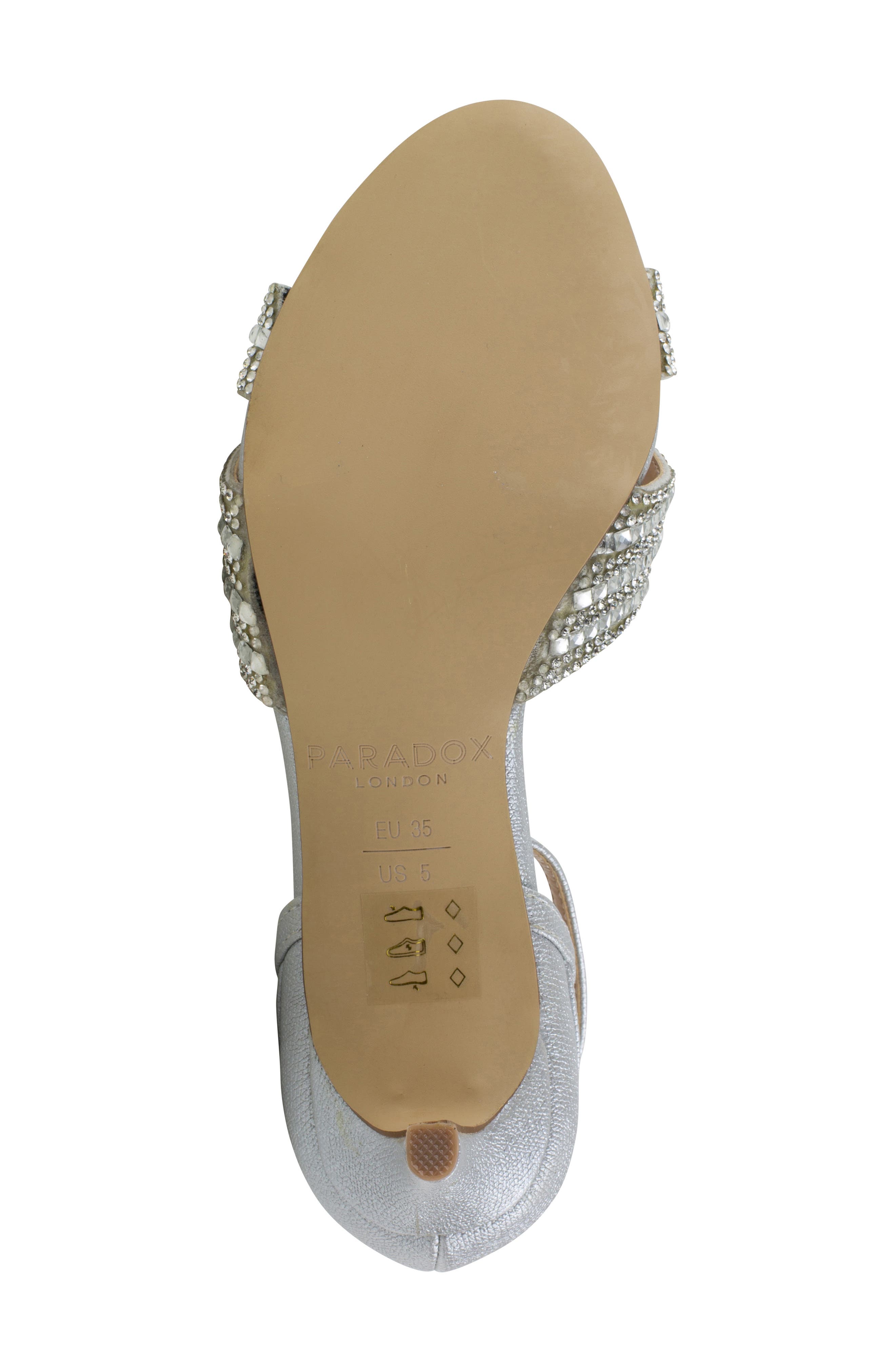 Paradox London Pink Sabrina Ankle Strap Sandal, Alternate, color, 