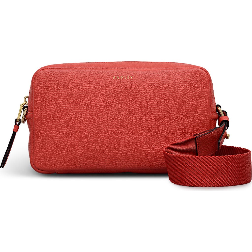 Radley Tavistock Mini Zip Around Crossbody Bag In Red