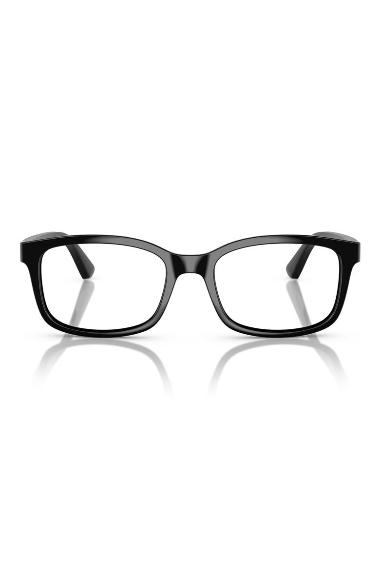 48mm Pillow Optical Glasses, Main, color, BLACK