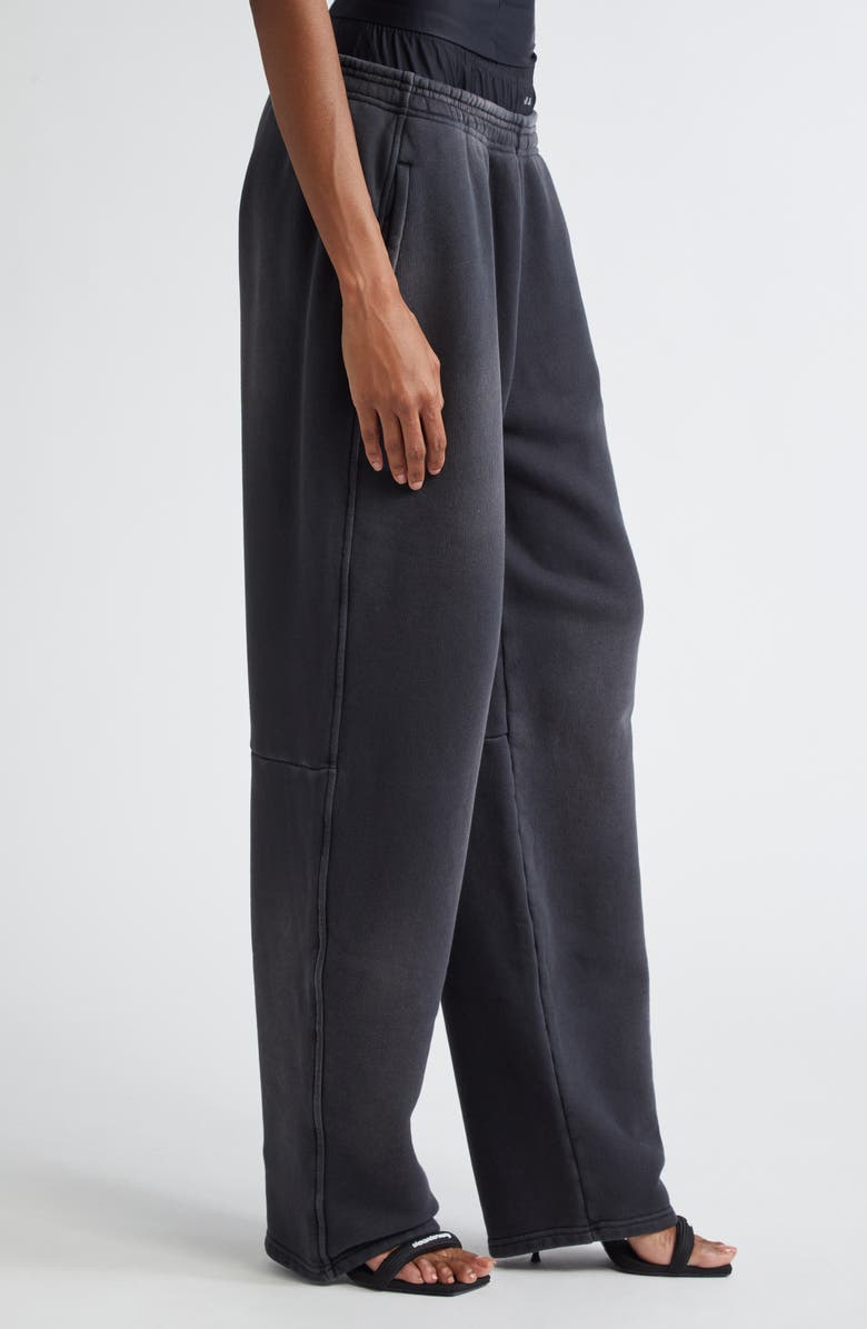 Alexander Wang Prestyled Bike Short Waist Sweatpants, Alternate, color, 