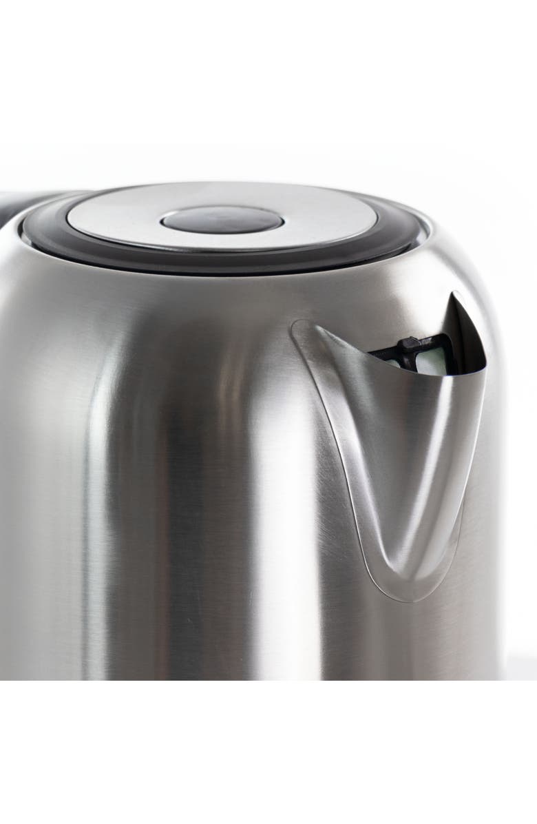 Megachef 1.7Lt. Stainless Steel Electric Tea Kettle With 5 Preset Temps, Alternate, color, Grey