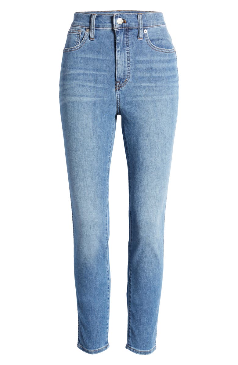 Madewell 10" High Rise Skinny Crop Jeans, Alternate, color,