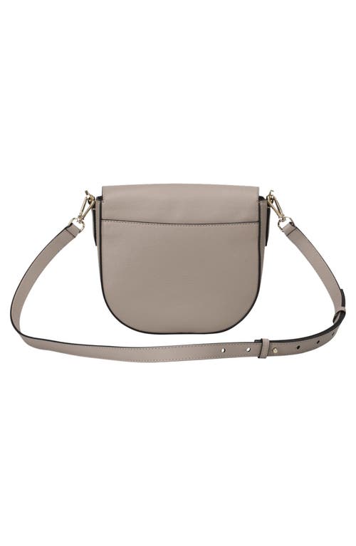 Hugo Boss Boss Alyce Flap Leather Crossbody Bag