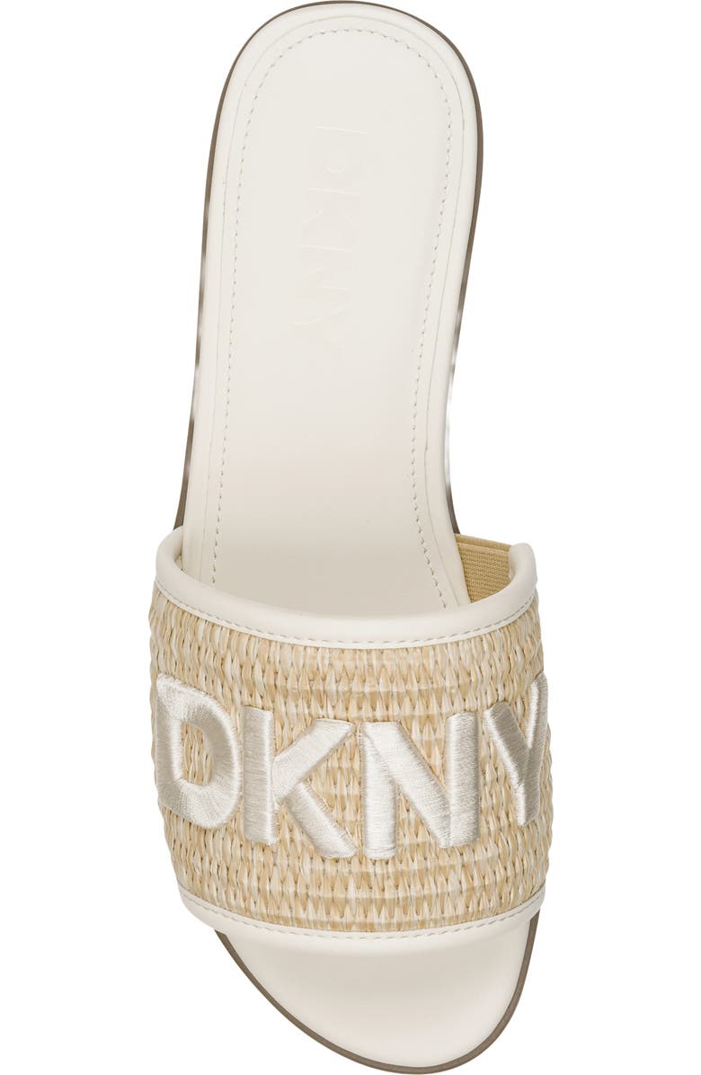 DKNY Winslet Slide Sandal - Wide Width, Alternate, color, Natural